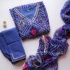 BLUE BANDHEJ SALWAR SUIT