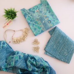 Rajiya Peacock Cotton Suit